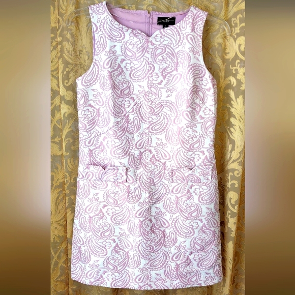 Victoria Beckham Paisley Jacquard Shift Dress w Pockets! - Picture 1 of 9